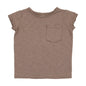 Textured Cotton Boys Rolled Edge Tee