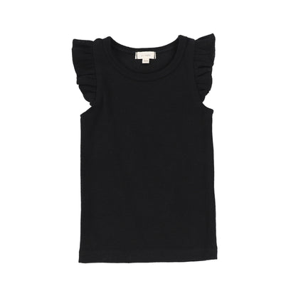 Ribbed Stitch Flutter Tank