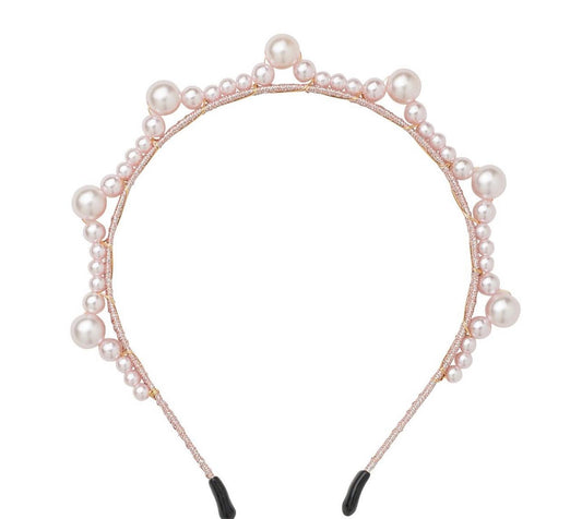 Project 6 Triple Cluster Pearl Headband