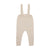 Knit Pointelle Suspender Legging Set With Embroidered Collar Onesie