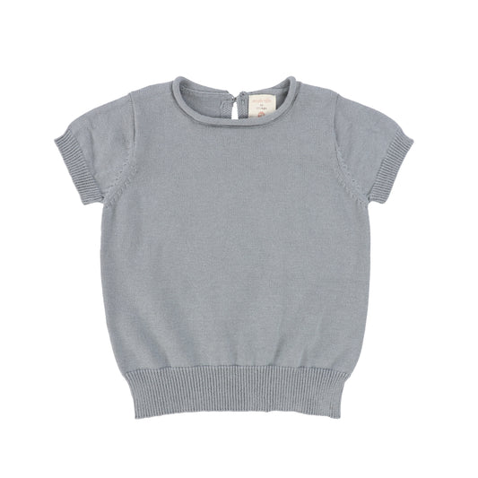 SALE Knit Sweater Short Sleeve