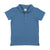 Cotton Polo Denim Blue