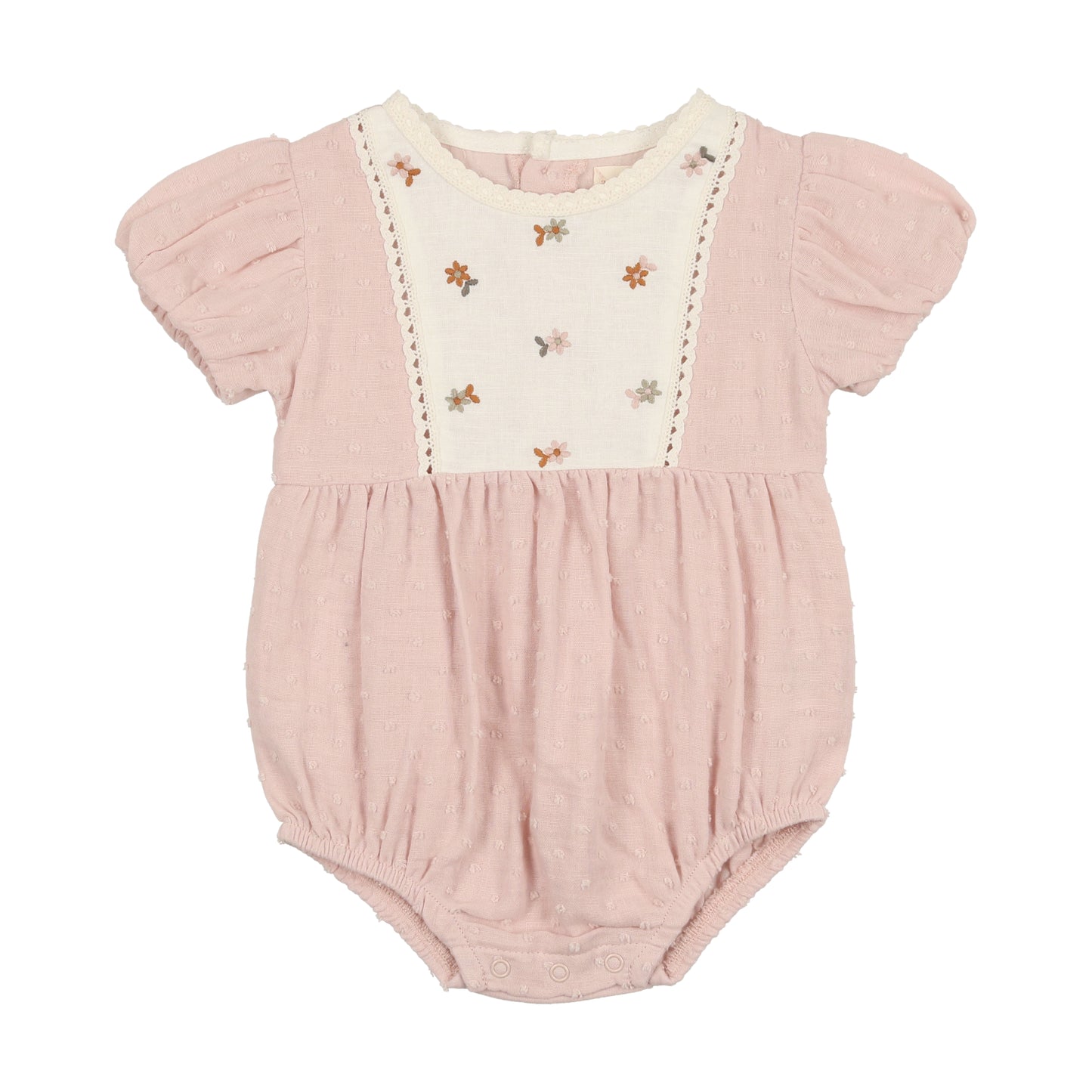 Swiss Dot Romper