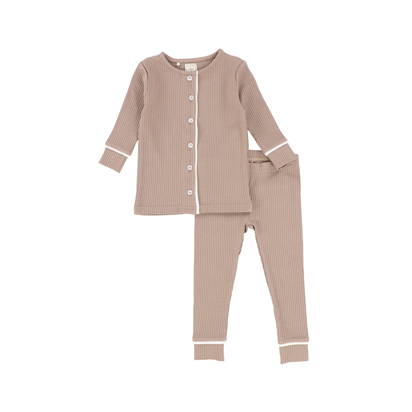 Button Front PJ's Long Sleeve