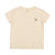 Apple Boxy Tee Tan