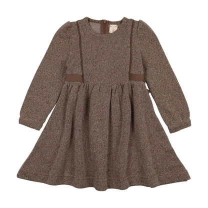 Tweed Bib Dress