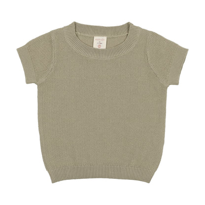 Knit Sweater Short Sleeve