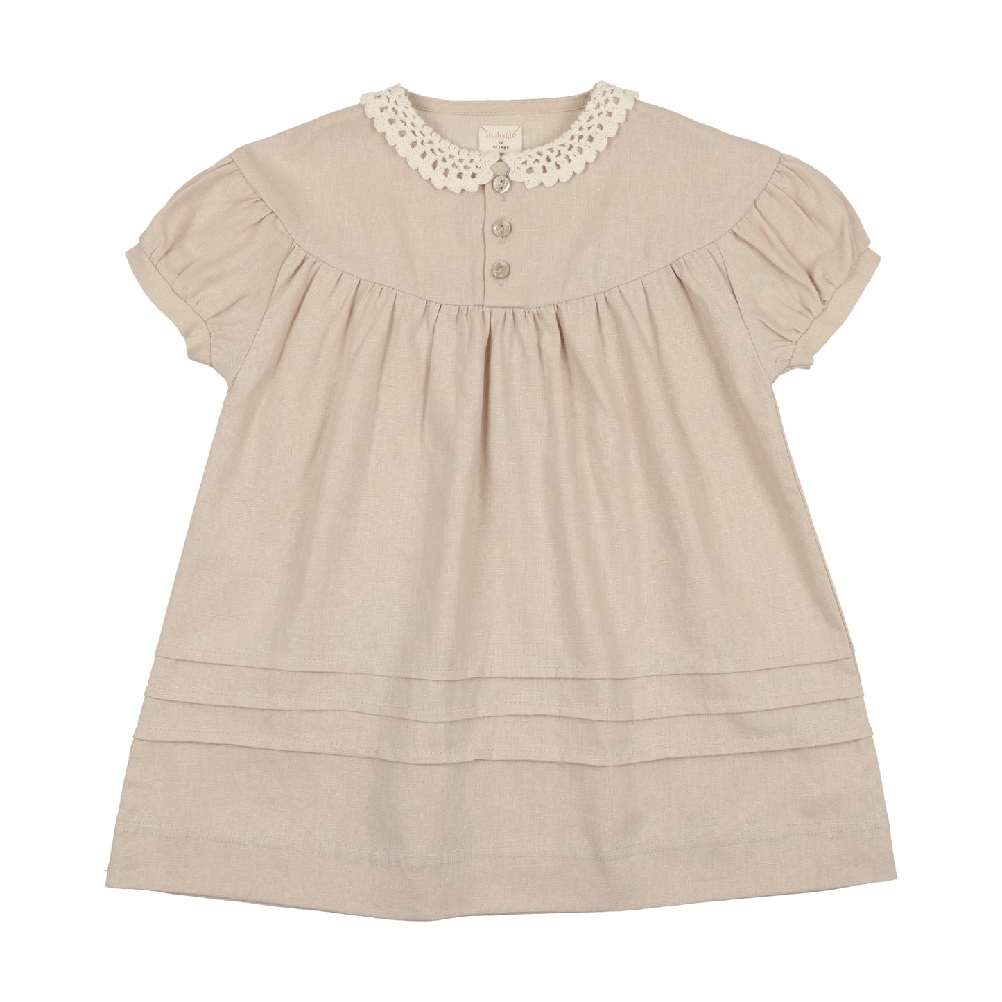 Linen Dress Short Sleeve