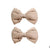 Silk Bow Padded Mini Clips