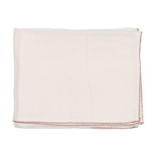 Scallop Edge Muslin Swaddle