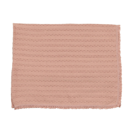 Pointelle Knit Blanket